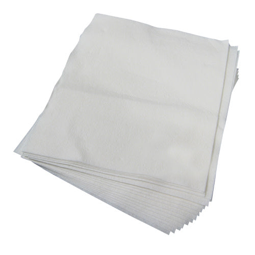 ShopWorks® Absorbal® Irregular Wipers, DRC, White, 12x13, Heavy Duty, Flat, 30 lbs (HOS5321213-30)