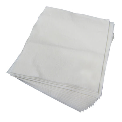 ShopWorks® Absorbal® Irregular Wipers, DRC, White, 12x13, Heavy Duty, Flat, 30 lbs (HOS5321213-30)