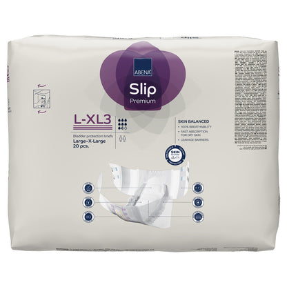 Abena Slip Flexi Fit Unisex Adult Incontinence Brief Large / X-Large Disposable Heavy Absorbency (1246195_PK)