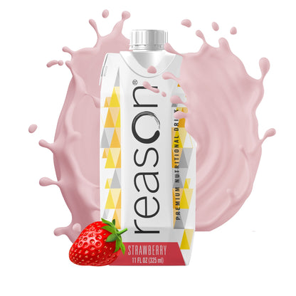 Reason™ Oral Supplement Strawberry Flavor Liquid 11 oz. Reclosable Carton (1234501_EA)