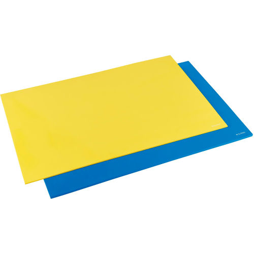 Global Industrial Custom Cut 2-Layer Drawer Liner Kit, Blue/Yellow Foam, 1 Set (WB534844)
