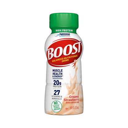 Boost® High Protein Oral Supplement Creamy Strawberry Flavor Liquid 8 oz. Bottle (1104870_EA)