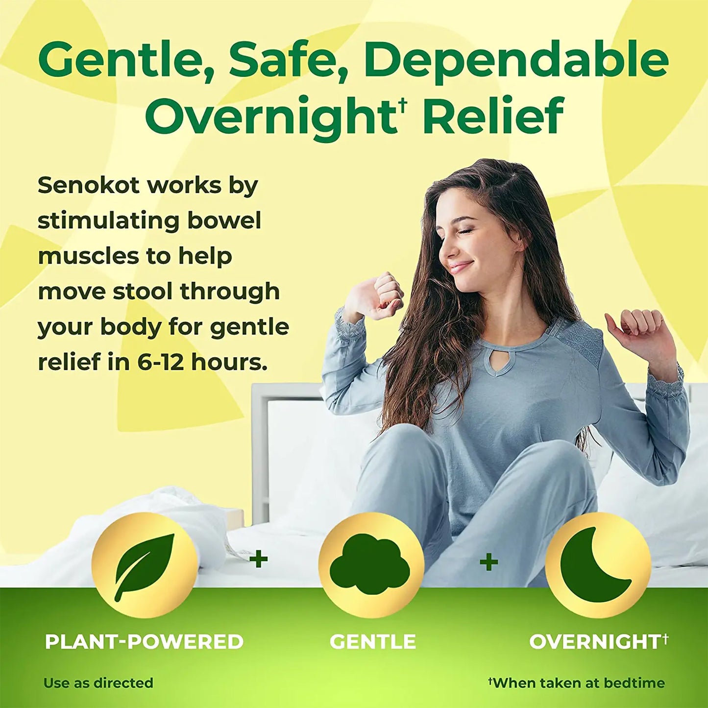 Senokot® Laxative Tablet 50 per Bottle 8.6 mg Strength Sennosides (830858_BT)
