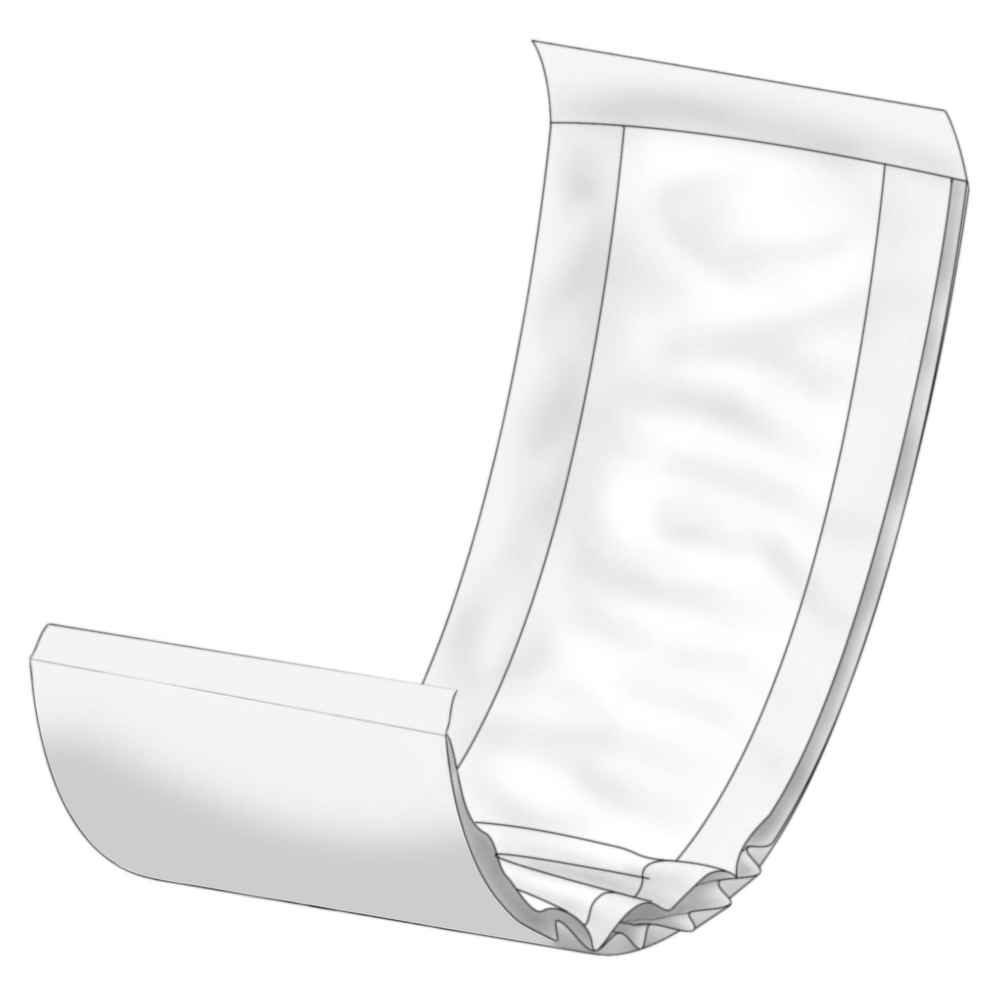 Abena® Abri-Let Normal Incontinence Liner 4.3 X 15.3 Inch Light Absorbency Fluff / Polymer Core One Size Fits Most (1218246_PK)