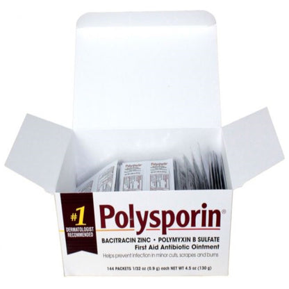 Polysporin® First Aid Antibiotic Bacitracin / Polymyxin B Ointment 0.9 Gram Individual Packet (565780_BX)