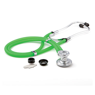 McKesson Sprague Stethoscope Green 2-Tube 22 Inch Tube Double Sided Chestpiece (1089447_EA)