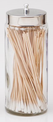 Dukal Sundry Jar Glass Clear 3 X 7 Inch (664208_EA)