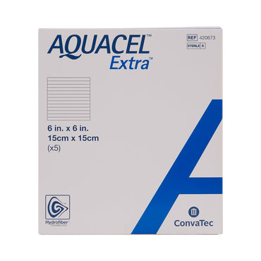 Aquacel® Extra™ Gelling Fiber Wound Dressing 6 X 6 Inch Square Sterile (785780_EA)