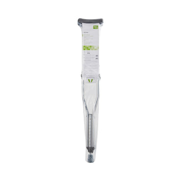 McKesson Underarm Crutches Adult 5 Foot 2 Inch to 5 Foot 10 Inch User Height Aluminum Frame 350 lbs. Weight Capacity (1065230_CS)