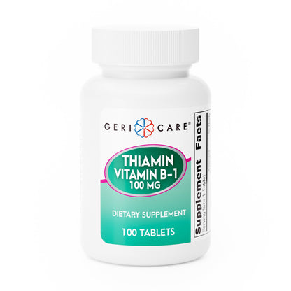 Geri-Care® Vitamin Supplement Vitamin B1 100 mg Strength Tablet 100 per Bottle (774606_CS)