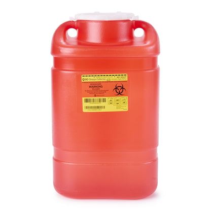BD™ Sharps Container Red Base 18 H X 7-1/2 W X 10-1/2 D Inch Vertical Entry 5 Gallon (169746_EA)