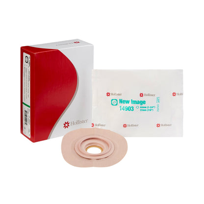 FlexTend™ Ostomy Barrier Precut, Extended Wear Adhesive Tape 44 mm Flange Green Code System Hydrocolloid 7/8 Inch Opening (485632_BX)