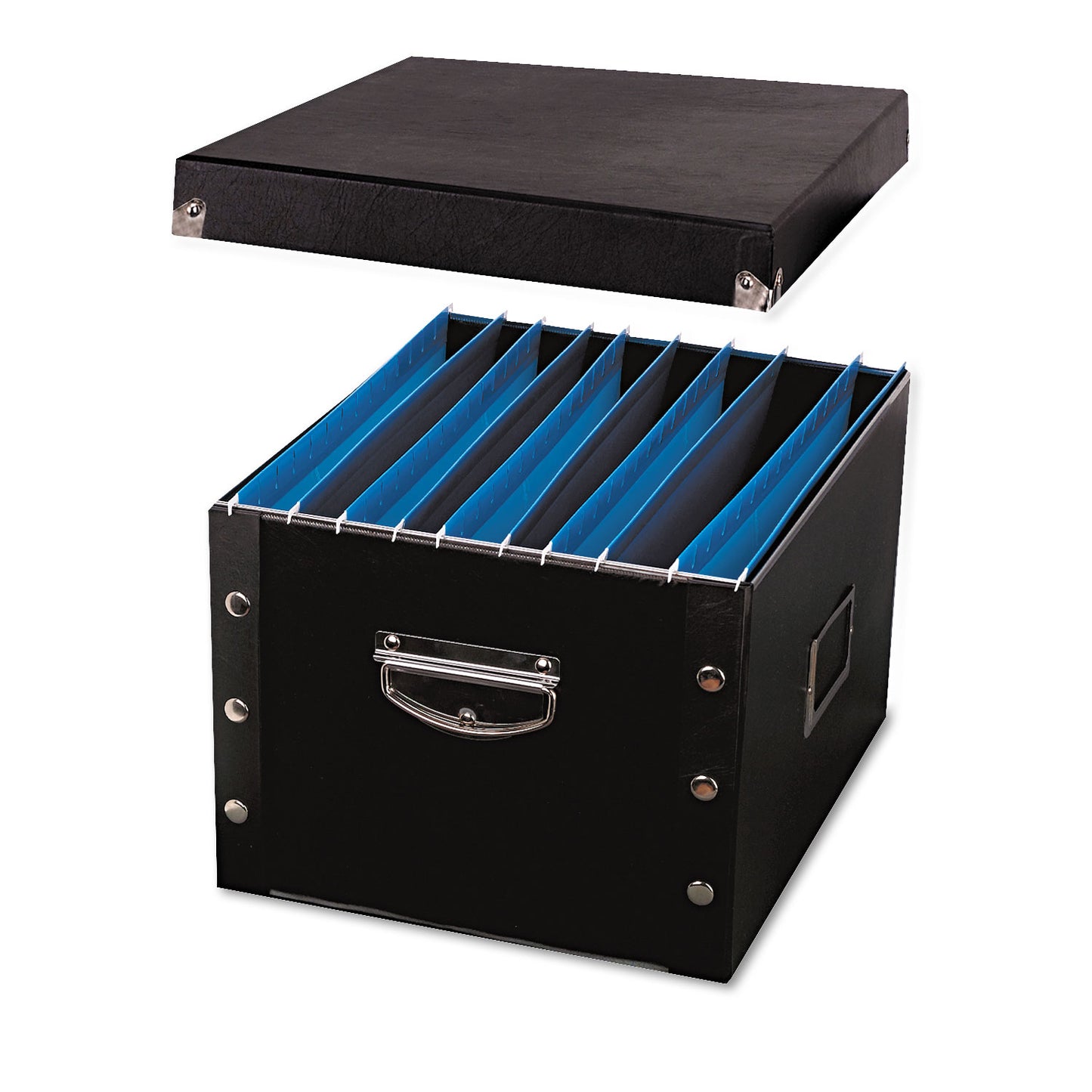 Snap-N-Store® File Box, Letter/Legal Files, 16.25" x 9.75" x 13.25", Black (IDESNS01536)