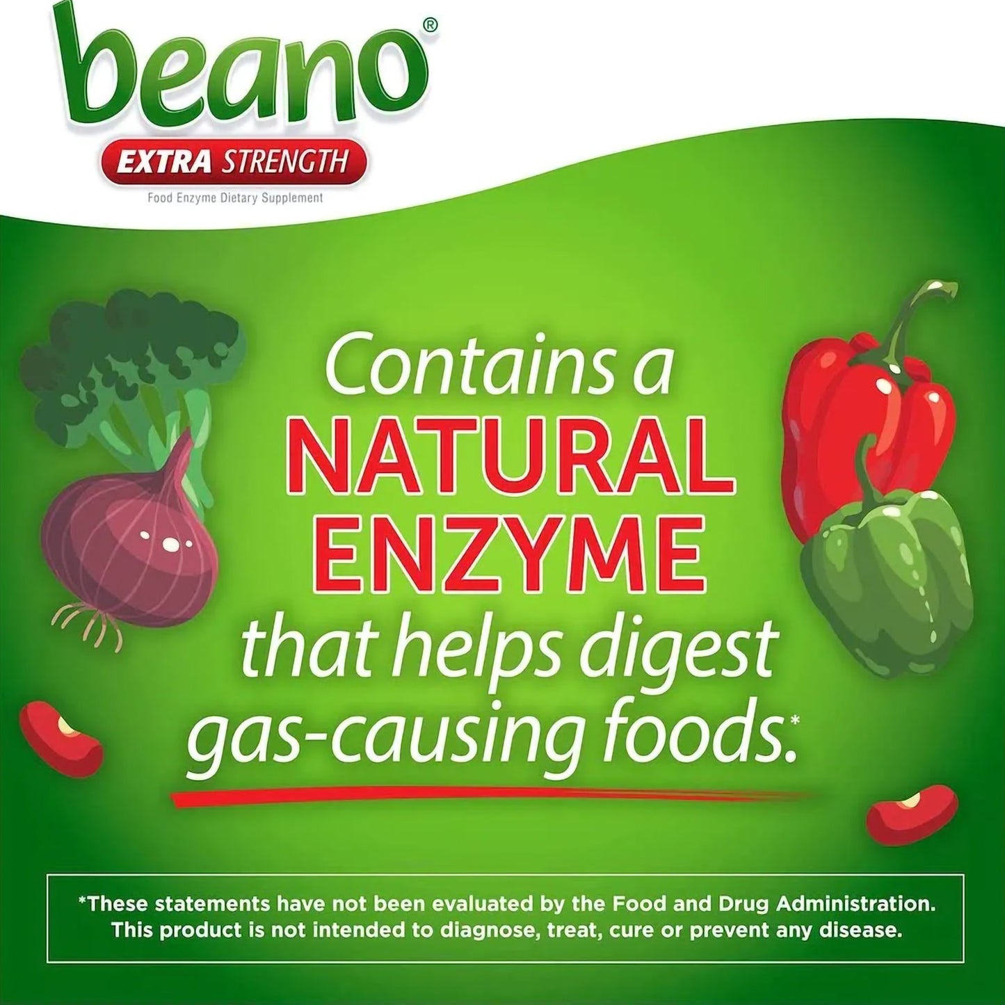 Beano® Gas Relief 400 GALU Strength Tablet 100 per Bottle (848165_BT)