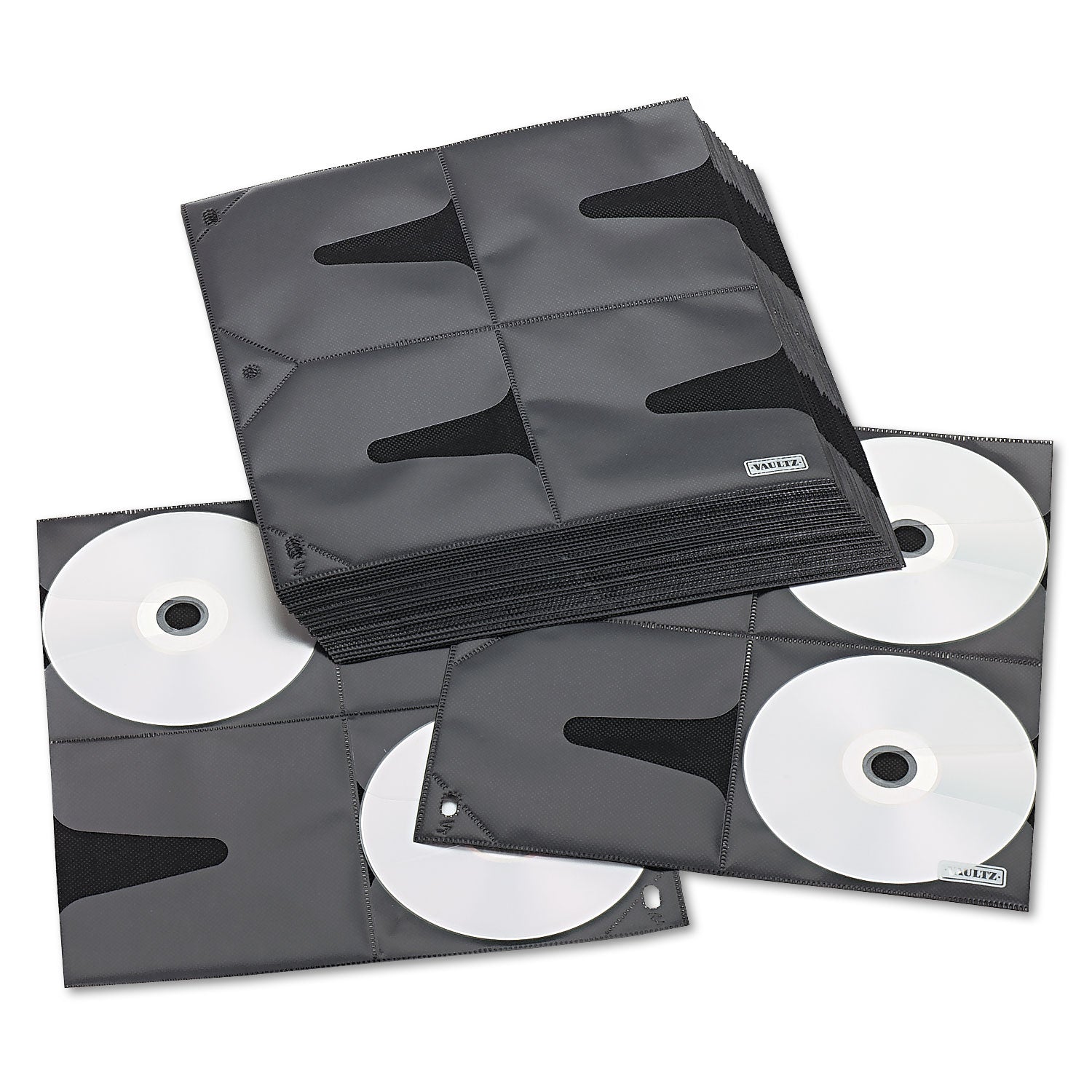 vaultz-r-two-sided-cd-refill-pages-for-three-ring-binder-8-disc-capacity-clear-black-25-pack-idevz01401_1