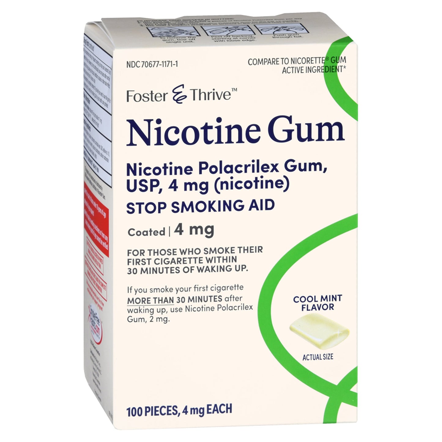 Foster & Thrive™ Stop Smoking Aid 4 mg Strength Gum (1238967_BX)