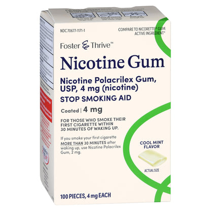 Foster & Thrive™ Stop Smoking Aid 4 mg Strength Gum (1238967_BX)