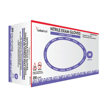 FLEXAL™ Touch Exam Glove X-Small NonSterile Nitrile Standard Cuff Length Textured Fingertips Blue Chemo Tested (1261213_CS)