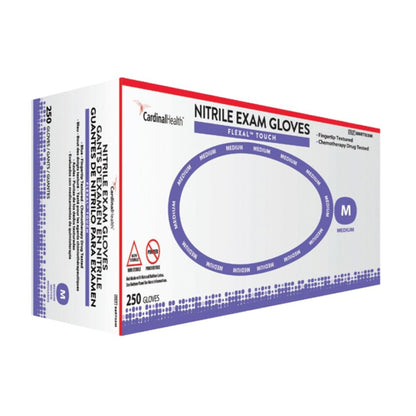 FLEXAL™ Touch Exam Glove X-Small NonSterile Nitrile Standard Cuff Length Textured Fingertips Blue Chemo Tested (1261213_CS)