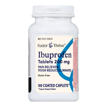 Foster & Thrive™ Pain Relief 200 mg Strength Ibuprofen Caplet 100 per Bottle (1238943_BT)