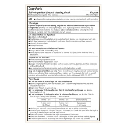 Foster & Thrive™ Stop Smoking Aid 4 mg Strength Gum (1238967_BX)