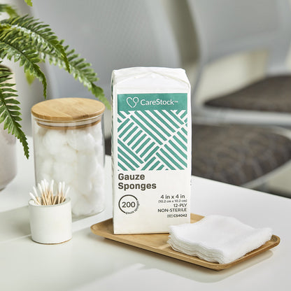 CareStock™ Gauze Sponge 2 X 2 Inch 12-Ply NonSterile 200 per Pack (1242201_PK)