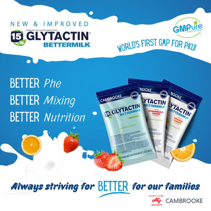Glytactin® BetterMilk Oral Supplement Original Flavor Powder 1.4 oz. Individual Packet (1210114_CS)