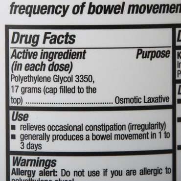 Geri-Care® Laxative Powder 17.9 oz. Polyethylene Glycol 3350 (798847_CS)