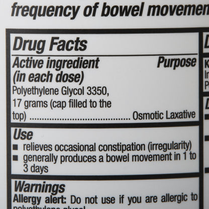 Geri-Care® Laxative Powder 17.9 oz. Polyethylene Glycol 3350 (798847_CS)