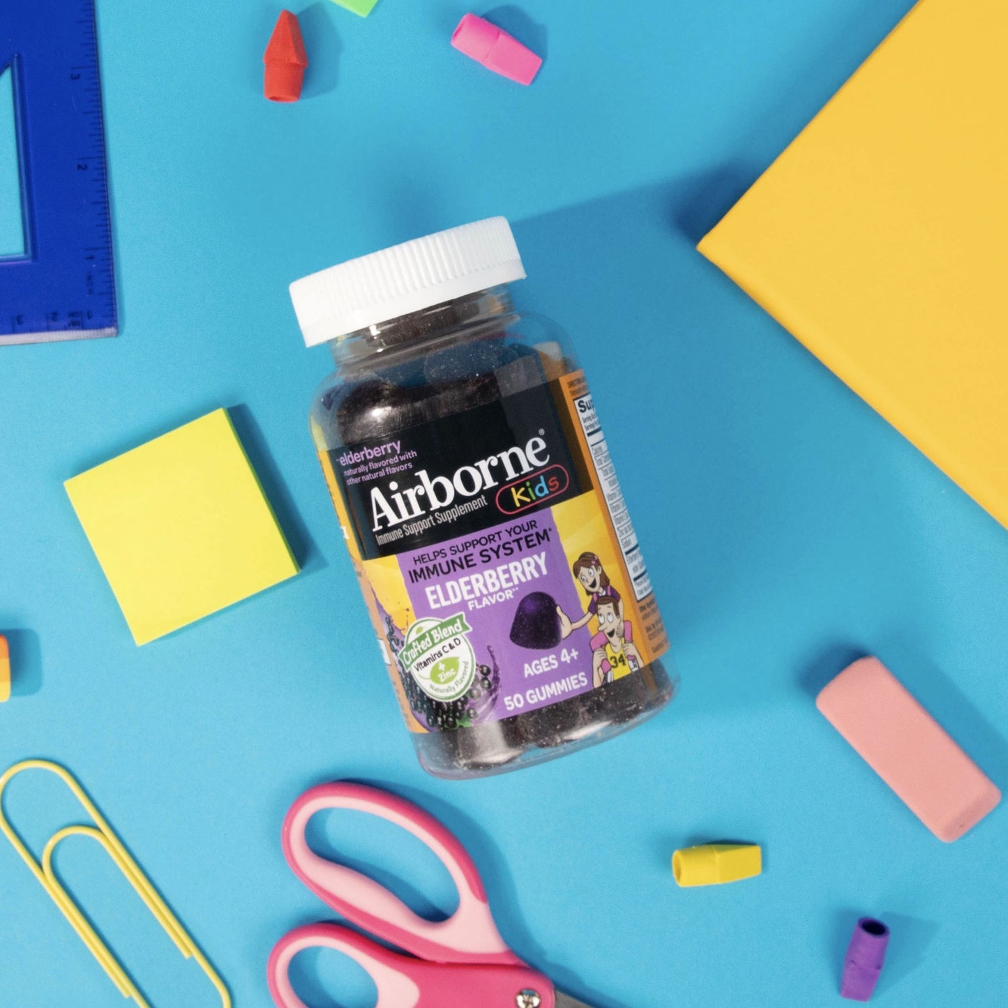 Airborne® Immune Support Supplement Gummy 50 per Bottle (1231251_BT)