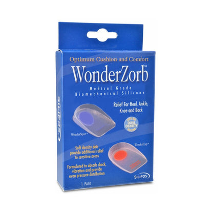WonderZorb® WonderSpur Heel Cup Heel Support Wonderzorb Female 10 to 12 / Male 9 to 11 Blue (307154_PR)