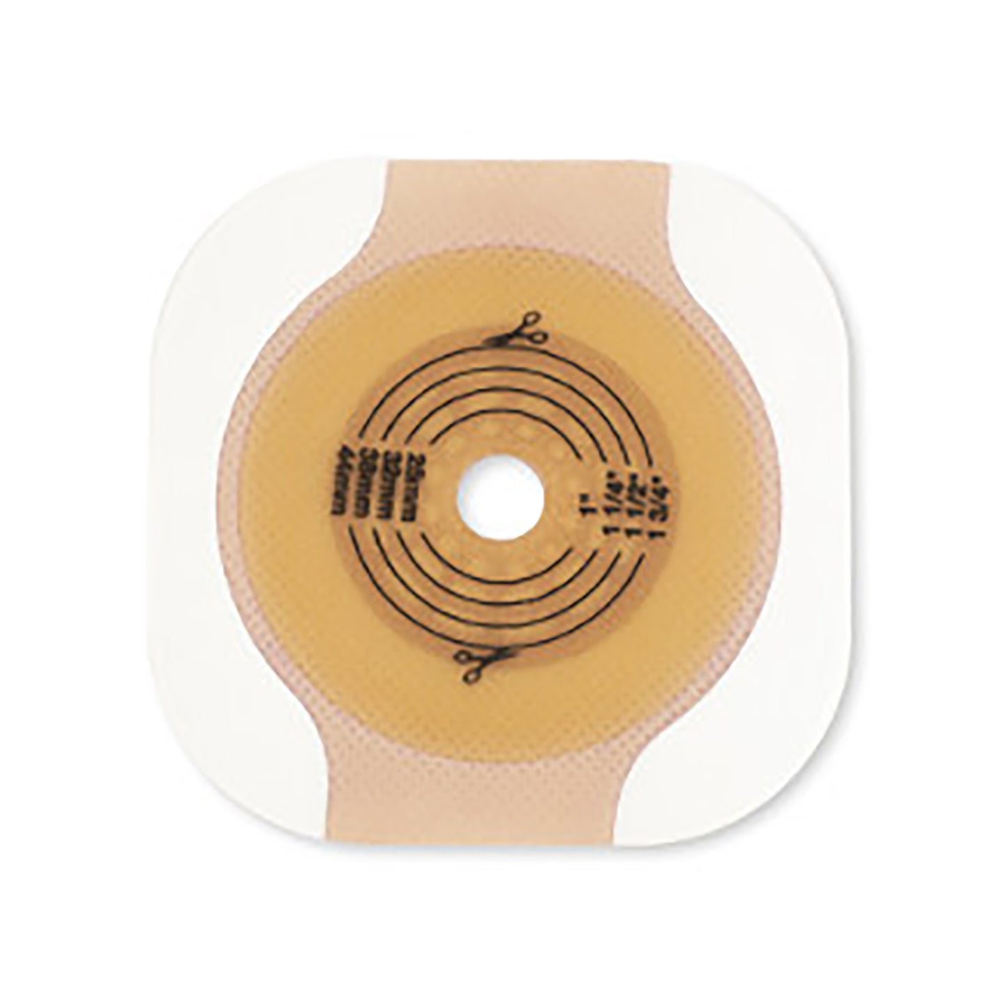New Image™ CeraPlus™ Ostomy Barrier Trim to Fit, Extended Wear Adhesive Tape Borders 57 mm Flange Red Code System Up to 1-3/4 Inch Opening (970997_BX)