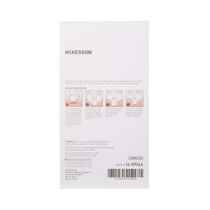 McKesson Island Dressing 4 X 6 Inch Rectangle Sterile (488923_CS)