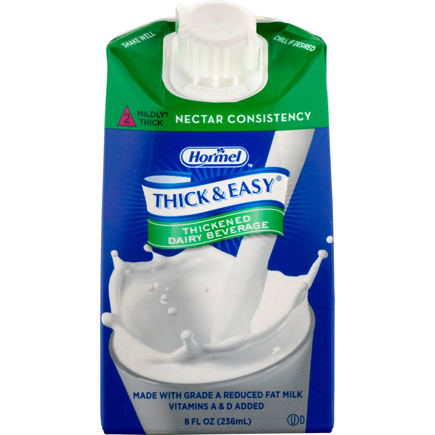 Thick & Easy® Dairy Thickened Beverage 8 oz. Carton Milk Flavor Liquid IDDSI Level 2 Mildly Thick (918995_CS)