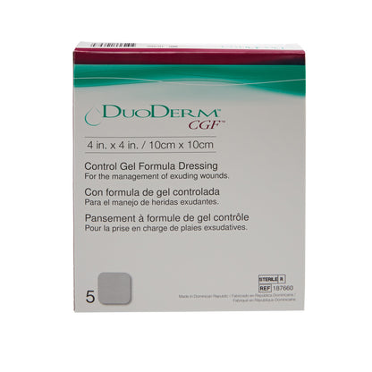 DuoDERM® CGF® Hydrocolloid Dressing Foam Backing 4 X 4 Inch Square Hydrocolloid (181329_EA)