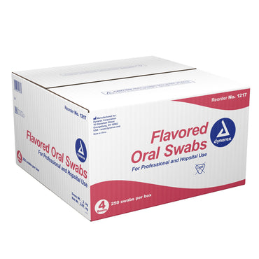 Dynarex® Oral Swab Dentifrice Foam Tip 1 per Pack (826475_BX)