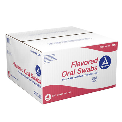 Dynarex® Oral Swab Dentifrice Foam Tip 1 per Pack (826475_BX)