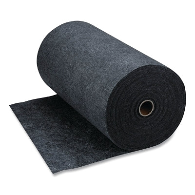 Notrax Grip-Sorb™ Absorbent Adhesive Runner, 048, 1/10 in x 34 in W x 100 ft L, Polypropylene, Charcoal (921-048S3100CH)