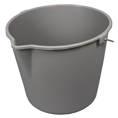 Impact® Value-Plus™ 10 Quart Bucket, Gray, 12/Case (IMP5502)