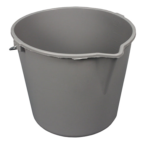 Impact® Value-Plus™ 10 Quart Bucket, Gray, 12/Case (IMP5502)