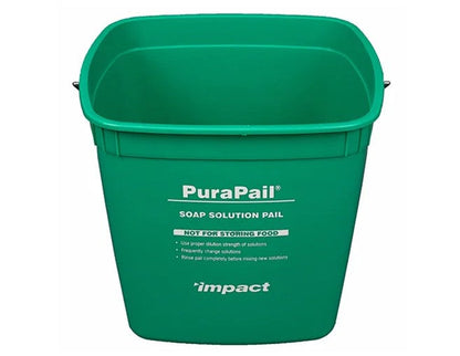 Impact® PuraPail™ 6 Quart Utility Bucket, Green (Cleaning), 12/Case (IMP550614C)