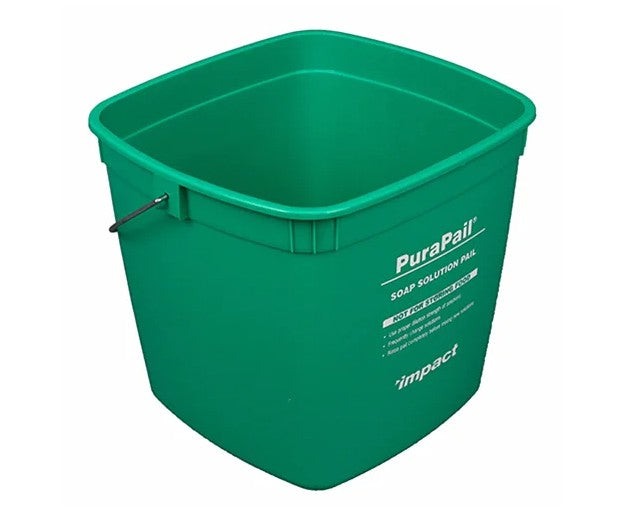 Impact® PuraPail™ 6 Quart Utility Bucket, Green (Cleaning), 12/Case (IMP550614C)