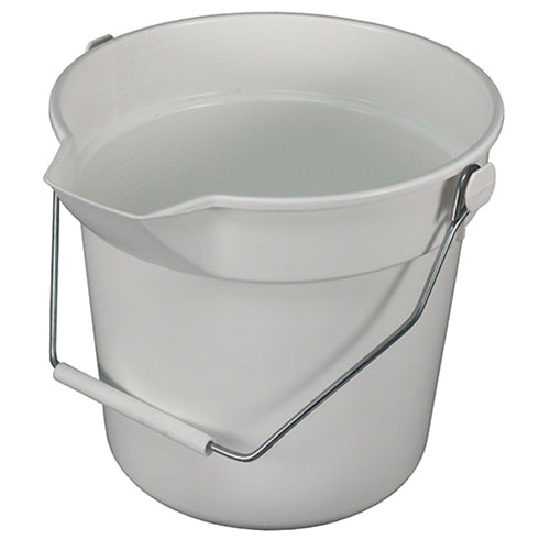 Impact® Deluxe Heavy-Duty 10 Quart Bucket, White, 12/Case (IMP5510W)