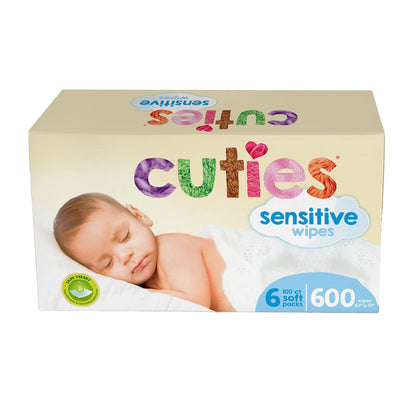 Cuties® Sensitive Baby Wipe Soft Pack Unscented 72 Count (953012_PK)