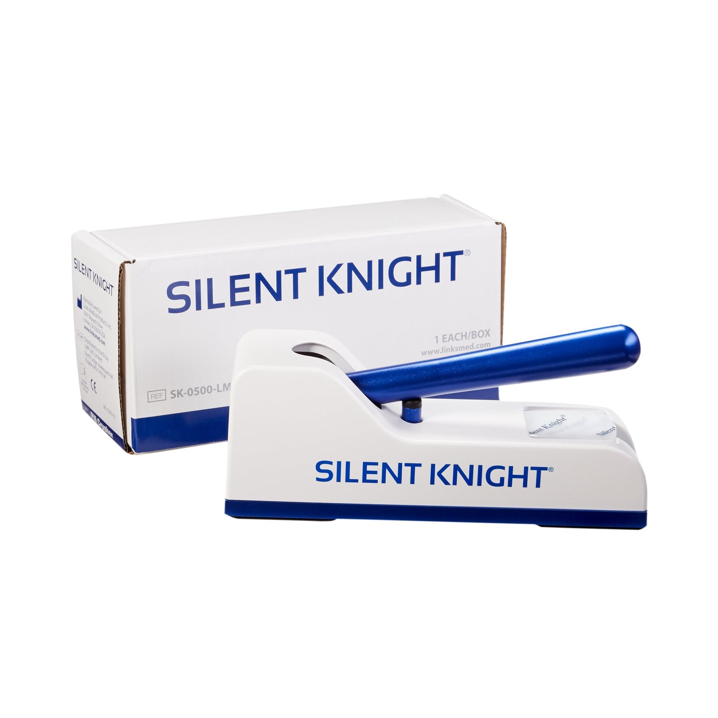 Silent Knight® Pill Crusher Hand Operated Blue / White (1026306_EA)