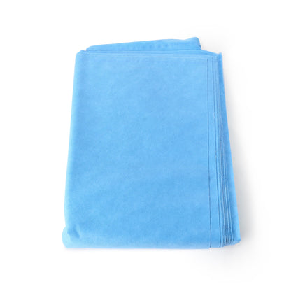 QUICK CHECK* H400 Sterilization Wrap White / Blue 45 X 45 Inch Dual Layer SMS Polypropylene Steam / EO Gas / Hydrogen Peroxide (825785_BG)