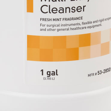 McKesson Multi-Enzymatic Instrument Detergent Liquid 1 gal. Jug Fresh Mint Scent (484478_EA)