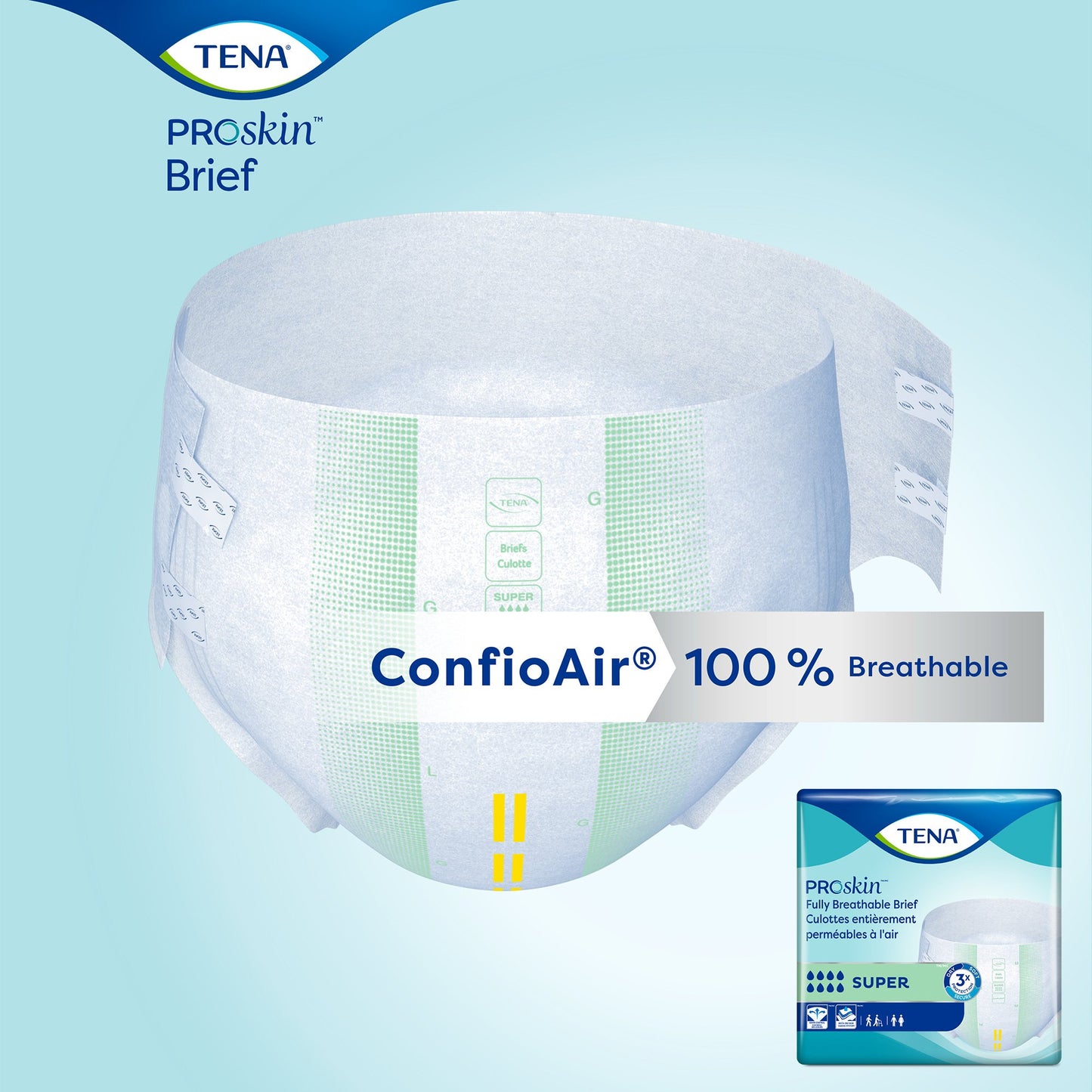 TENA ProSkin™ Super Unisex Adult Incontinence Brief X-Large Disposable Heavy Absorbency (628594_BG)