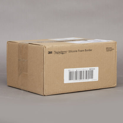 3M™ Tegaderm™ Foam Dressing 6-1/2 X 6-1/2 Inch With Border Film Backing Silicone Adhesive Heel / Contour Sterile (1078887_CS)