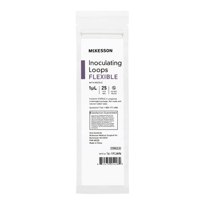 McKesson Inoculating Loop with Needle 1 µL ABS Integrated Handle Sterile (1175308_BG)